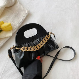 Cloud Bag Women Leather Hobos Shoulder Crossbody Small Phone Clutch Bag