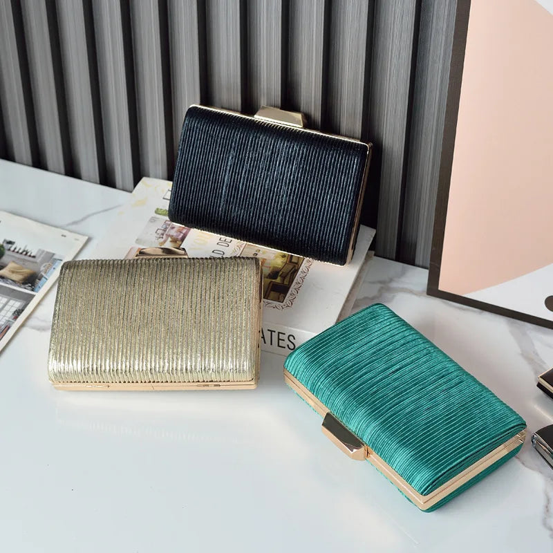 Stripe Bling Purses Handbags Wedding Crossbody Messenger Bag
