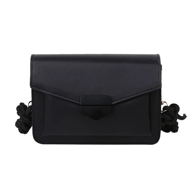 Braided Shoulder Strap Ladies Bag Single Women Shoulder Bag