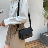 Braided Shoulder Strap Ladies Bag Single Women Shoulder Bag