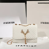 Tassel Chains Shoulder Bag for Women Crossbody Bag