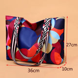 Oxford Cloth Tote Bag for Women High Capacity Shoulder Bags