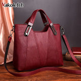 Leather Handbags Women Bags Famous Female Crossbody Bags