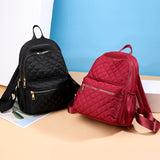 Casual Girls Small Backpack Durable Fabric Women Daypack Backpack