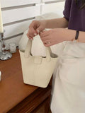 Bucket Tote Bags for Women Classic Soft Shoulder Bags