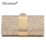 Rhinestone Sequin Dinner Clutch Bag Chain Shoulder Evening Bag