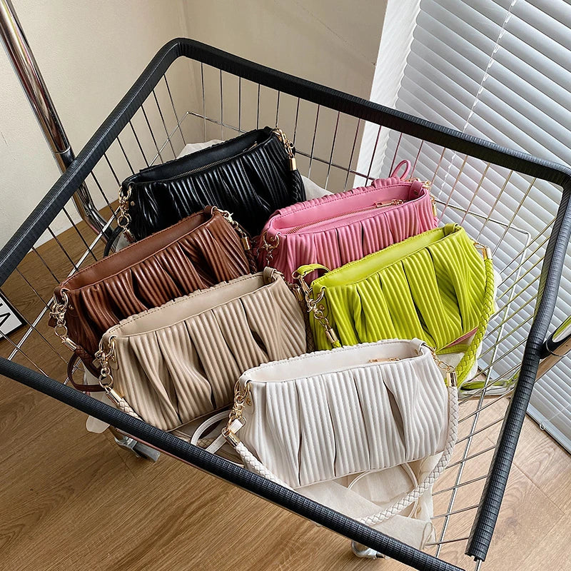 Leather Underarm Shoulder Bags For Women