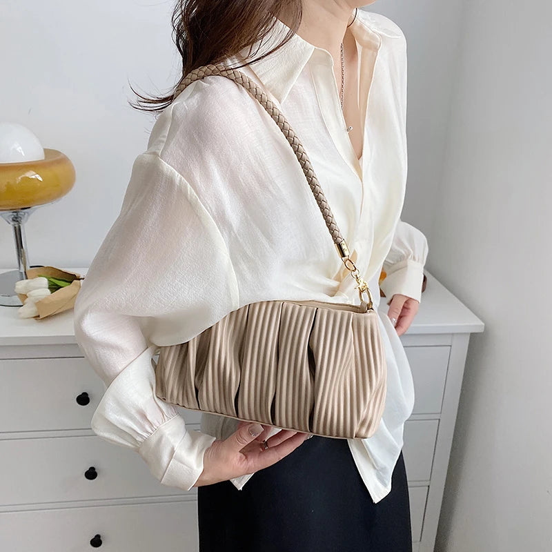 Leather Underarm Shoulder Bags For Women