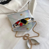 Soild Flap Chain Crossbody Bags For Women Shoulder Bag