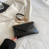 Soild Flap Chain Crossbody Bags For Women Shoulder Bag