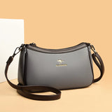 Casual Soft Leather Shoulder Bag for Women