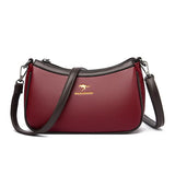 Casual Soft Leather Shoulder Bag for Women