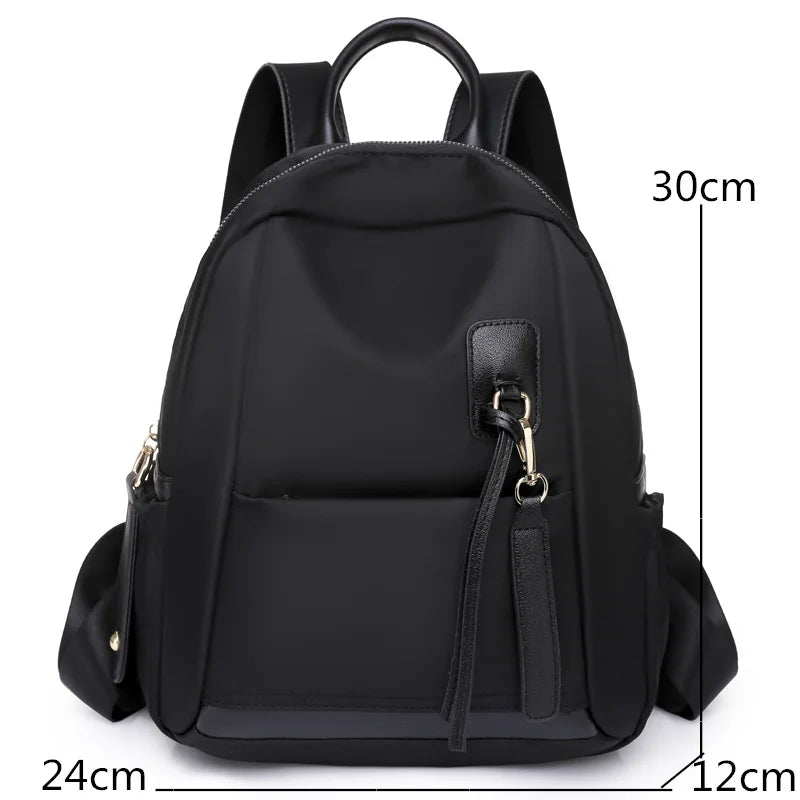 Women Backpack and Purses Summer Girls School Bags High Oxford Student Book Bag