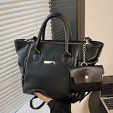 Green Shoulder Bags Messenger Bags Lady Pu Leather Big Totes Bolsas