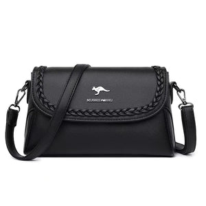 Women Leather Messenger Bag Classic Single Shoulder Bag