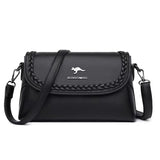 Women Leather Messenger Bag Classic Single Shoulder Bag