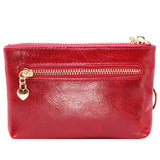 Women Wallets Oil Wax Leather Zipper Coin Purse Female Mini Credit Card Walet