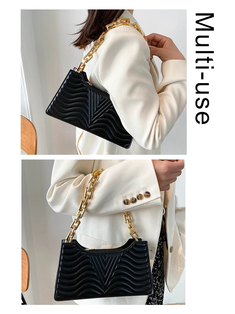 Women's PU Leather Shoulder Bag Rhombus Tote Top handle bags