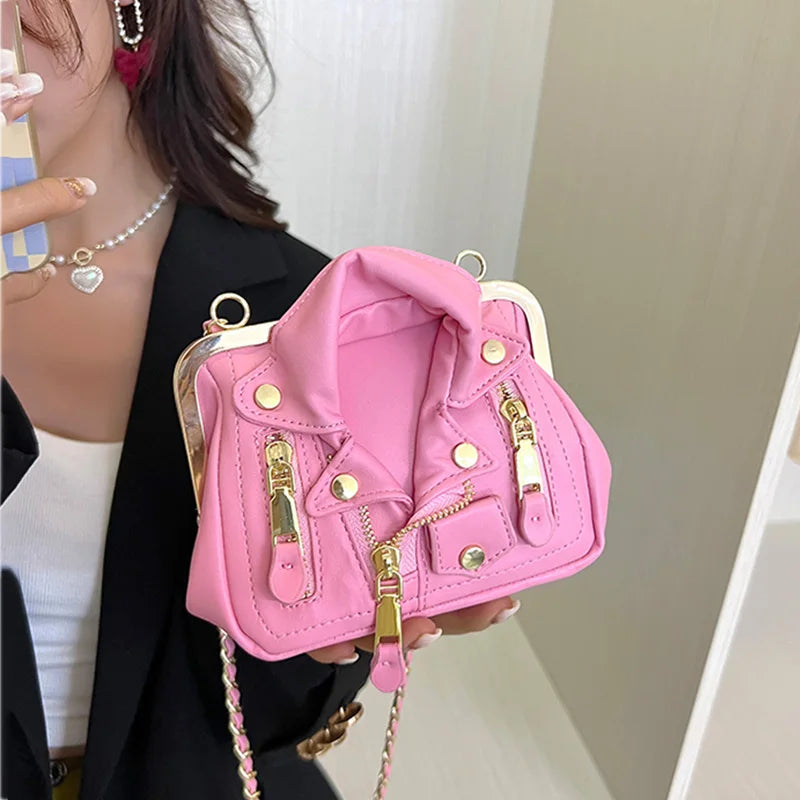 Women's Leather Rivet Crossbody Bag Lady Shoulder Handbag