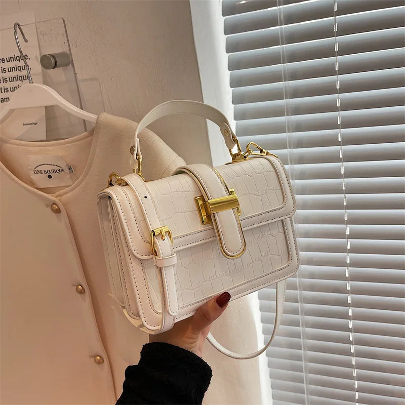 Women's Crossbody Bag Small Square Versatile Style Solid Color