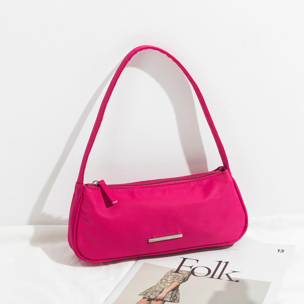 Nylon Phone Purse Casual Tote Handbag For Women Small Underarm Crossbody Bag