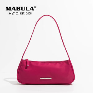 Nylon Phone Purse Casual Tote Handbag For Women Small Underarm Crossbody Bag