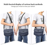 Vintage Waterproof Crossbody Bag Unisex Messenger Bag