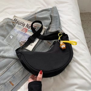 Casual Women Crossbody Bag Nylon Messenger High Capacity Shoulder Handbag
