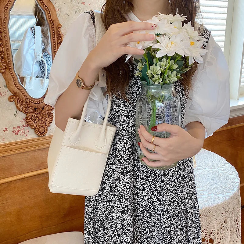 Women Shoulder Bag Large Capacity Tote Handbags Wide Strap Top-Handle Bags