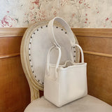 Women Shoulder Bag Large Capacity Tote Handbags Wide Strap Top-Handle Bags