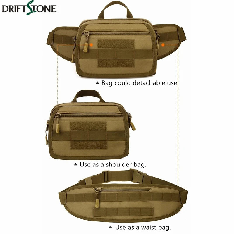 MOLLE Tactical Waist Bags Multifunction Hiking Camping Crossbody Bag