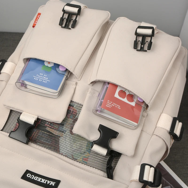 Waterproof School Bags for Teenagers Laptop Backpack Unisex Book Bag