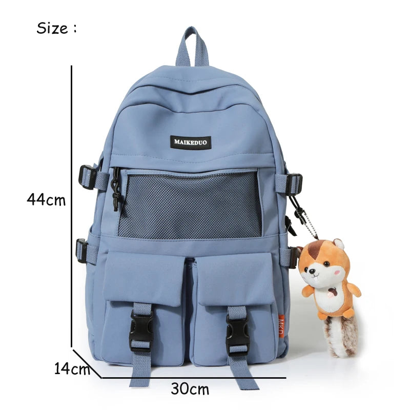 Waterproof School Bags for Teenagers Laptop Backpack Unisex Book Bag