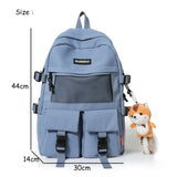 Waterproof School Bags for Teenagers Laptop Backpack Unisex Book Bag
