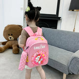 Kids School Backpack Kindergarten Schoolbag Girls Cartoon Rabbit Unicorn Dino