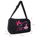 Kids Girls Ballet Dance Bag Shoulder Duffel with Zipper