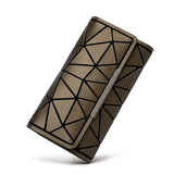 Maelove Geometry Wallet Handbag Hologram Clutch Purse, Luminous Wallet