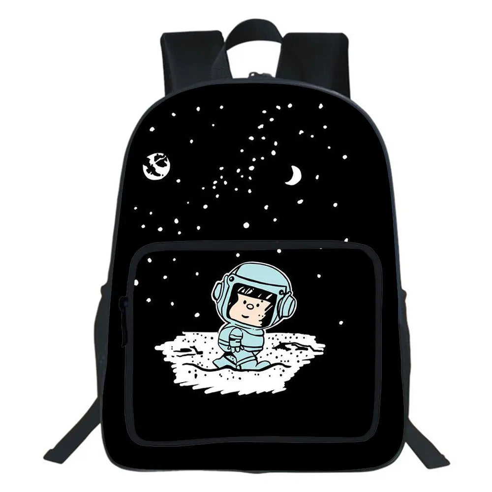 Mafalda School Bag Teens Backpack Boys Girls Children Rucksack Comics Cosplay
