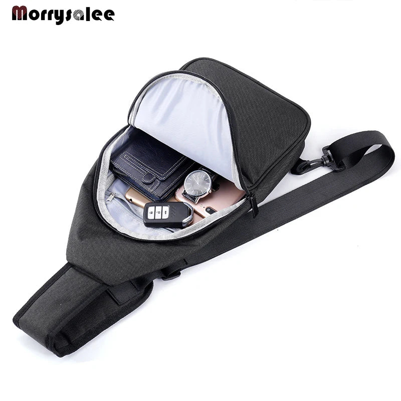 Waterproof Oxford Cloth Chest Bag for Men