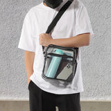 Men's Large Capacity Crossbody Bag Waterproof for Travel