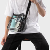Men's Large Capacity Crossbody Bag Waterproof for Travel
