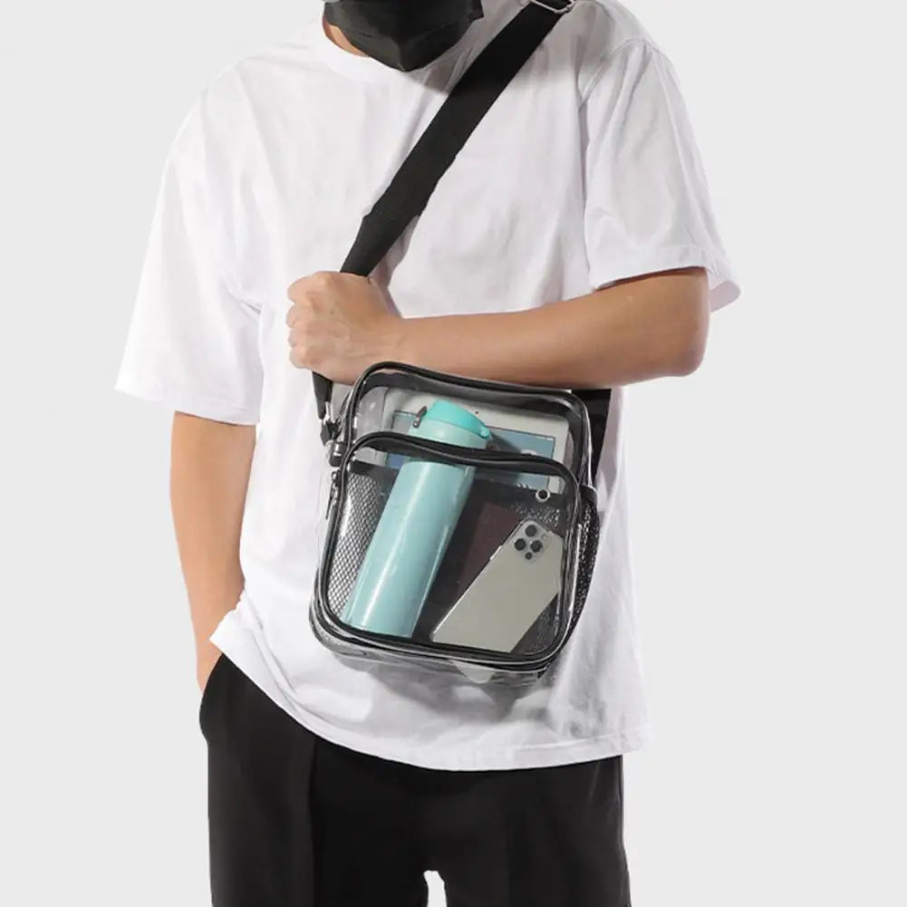 Men's Large Capacity Crossbody Bag Waterproof for Travel