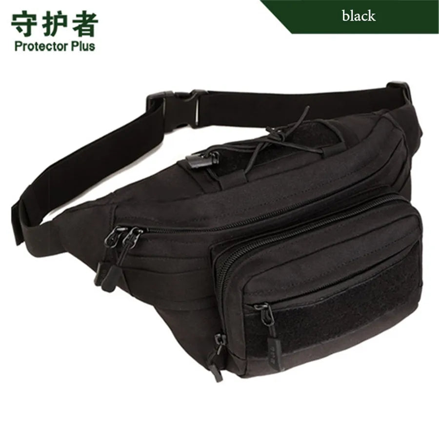 Protector Plus Camo Military Waist Bag for Men