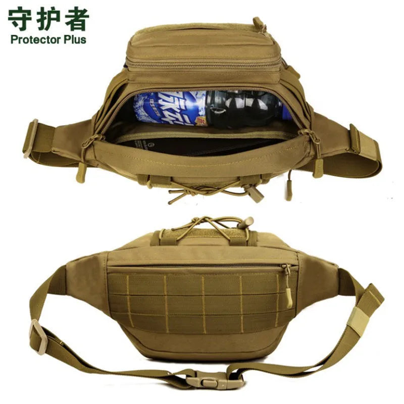 Protector Plus Camo Military Waist Bag for Men
