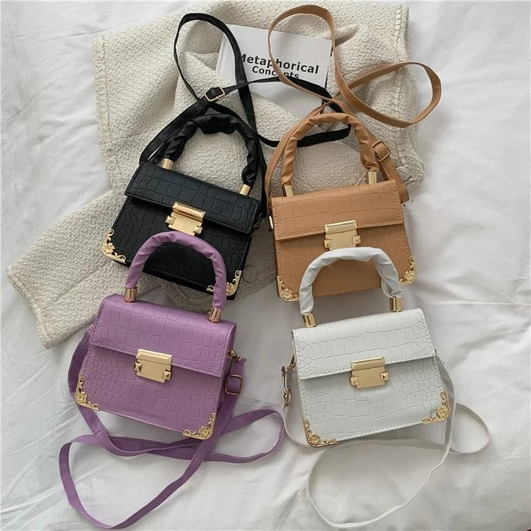 Maomao Small Square Bag Welt Lock Portable Square Bag