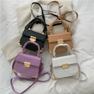Maomao Small Square Bag Welt Lock Portable Square Bag