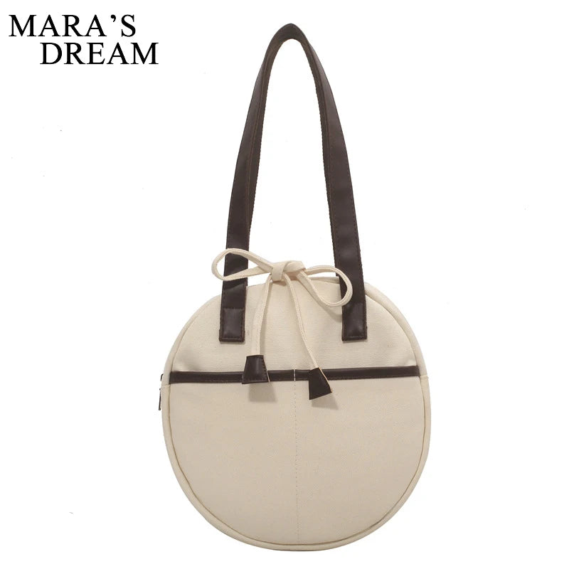Mara's Dream Circular Tote Bag Retro Style