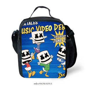 Marshmello Insulated Lunch Bag For Students Boy Children