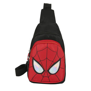 Cartoon Spider-Man Chest Bag Messenger Bag Children's Canvas Backpack