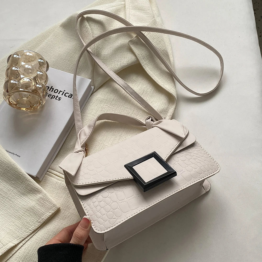 Matte Patent Leather Knot Handle Bag Tote